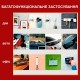 Надміцний двосторонній скотч, клейка пластина, нано пластина, двосторонній клейкий стікер, нано скотч 10х35мм 60шт 