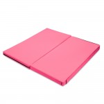 Мат гимнастический складной Champion MBA00571, 2 шт, розовый — развивающее модульное напольное покрытие-конструктор 100×50×6 см (модули A+B)