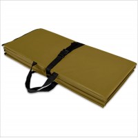 Килимок мат для фітнесу та йоги, складний 185х72х1см олива Kumm ST0000002493