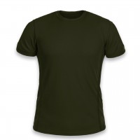 Футболка чоловіча Slim fit  вологовідвідна CoolPassGrid хакі розмір XXL Kumm SH05821-XXL
