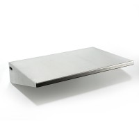 Консольна посилена полиця з нержавіючої сталі AISI 201, 40×25×8 см, робоче навантаження до 21 кг SN11280