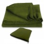 Плед подушка туристичний флісовий Soft 180х155см олива Kumm ST0000002233