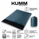 Спальний мішок для двох Double fleece XXXL сірий Kumm