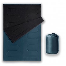 Двойной спальный мешок одеяло Double fleece XXXL серый Kumm ST0000002189