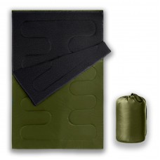 Спальный мешок для двоих Double fleece XXXL олива Kumm ST0000002196