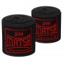 Бинти боксерські 2м пара бавовна з еластаном MATSA MA-6245-2-BLACK