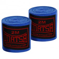 Бинти боксерські 2м пара бавовна з еластаном MATSA MA-6245-2-BLUE