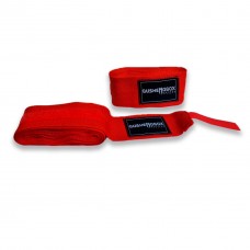 Бинти боксерські 3м пара бавовна червоний QUSHENGBOX Q-15839