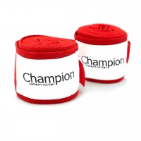 Бинти для боксу 2.5 м червоні Champion GF09058