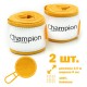 Бинти боксерські Champion 2.5 м жовтого коліру з бавовни