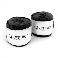 Бинти для боксу 2.5 м чорні Champion GF09041