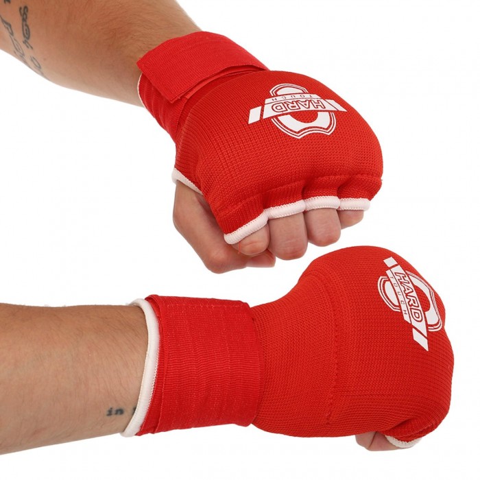 Рукавички-бинти внутрішні із поліестеру HARD TOUCH CO-8890-S-RED розмір S червоний