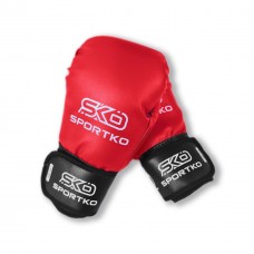 Боксерські рукавички Sportko PD1-12-RED 12 унцій червоний