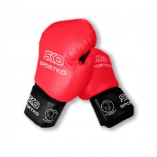 Боксерські рукавички Sportko PD1-14-RED 14 унцій червоний