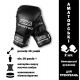 Боксерські рукавички Sportko PD1-16-BLACK 16 унцій чорний