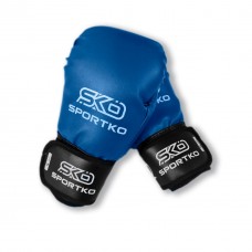 Боксерські рукавички Sportko PD1-16-BLUE 16 унцій синій