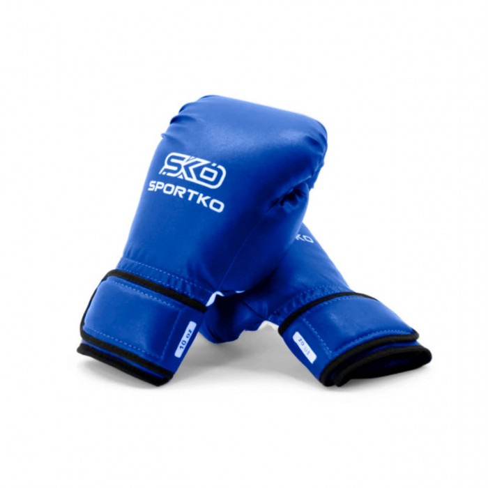 Боксерські рукавички Sportko PD2-10-BLUE 10 унцій синій
