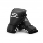 Боксерські рукавички Sportko PD2-12-BLACK 12 унцій чорний