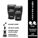 Боксерські рукавички Sportko PD2-4-BLACK 4 унцій чорний