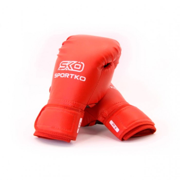 Боксерські рукавички Sportko PD2-8-RED 8 унцій червоний