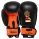 Рукавички боксерські дитячі CORE BO-8543-2-ORANGE 2 унцій чорно-помаранчевий