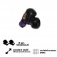 Рукавички боксерські дитячі CORE BO-8543-2-PURPLE 2 унцій чорно-фіолетовий