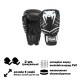 Рукавички боксерські дитячі MATSA ЮНИОР MA-0033-6-BLACK 6 унцій чорний