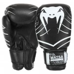 Рукавички боксерські дитячі MATSA ЮНИОР MA-0033-6-BLACK 6 унцій чорний