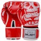 Рукавички боксерські FLEX Zelart SKULL BO-5493-8-RED 8 унцій червоний