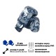 Рукавички боксерські дитячі MATSA ЮНИОР MA-0033-4-BLUE 4 унцій синій