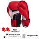 Рукавички боксерські UFC PRO Fitness UHK-75033 16 унцій червоний