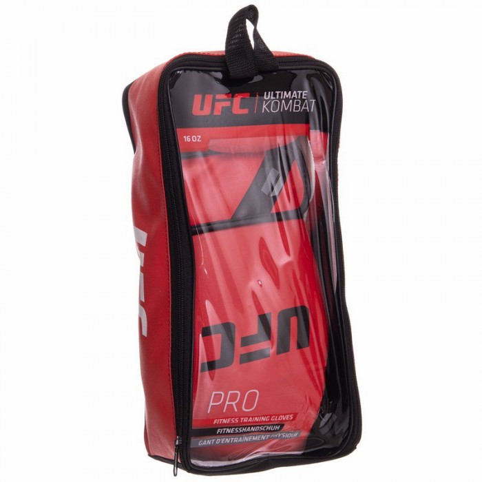Рукавички боксерські UFC PRO Fitness UHK-75033 16 унцій червоний