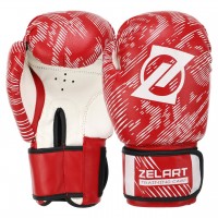 Рукавички боксерські Zelart MA-5018-RED 10 унцій червоний