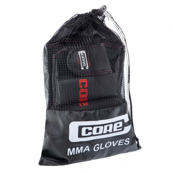 Рукавички для змішаних єдиноборств MMA CORE VL-8536-M-BLACK розмір M чорний