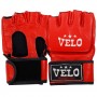 Рукавички для змішаних єдиноборств MMA шкіряні VELO ULI-4018-M-RED M червоний