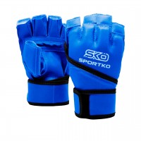 Рукавички з відкритими пальцями SPORTKO PD-4-L-BLUE L синій
