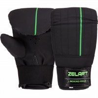 Снарядні рукавички PU ZELART VL-3086-XL чорно-салатовий XL