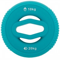Эспандер кистевое кольцо с двойной нагрузкой 10-20 кг JELLO FI-4404-TURQUOISE