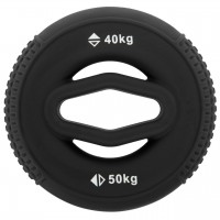 Еспандер кистьовий кільце з подвійним навантаженням 40-50 кг JELLO FI-4404-BLACK