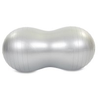 М'яч для фітнесу фітбол Арахіс гладкий SP-Sport FI-7135-GRAY 90см сірий