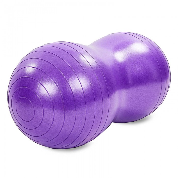 Мяч для фитнеса фитбол Арахис гладкий ABS технология SP-Sport FI-7135-VIOLET 90см фиолетовый