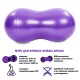 М'яч для фітнесу фітбол Арахіс гладкий ABS технологія SP-Sport FI-7136-VIOLET 100см фіолетовий