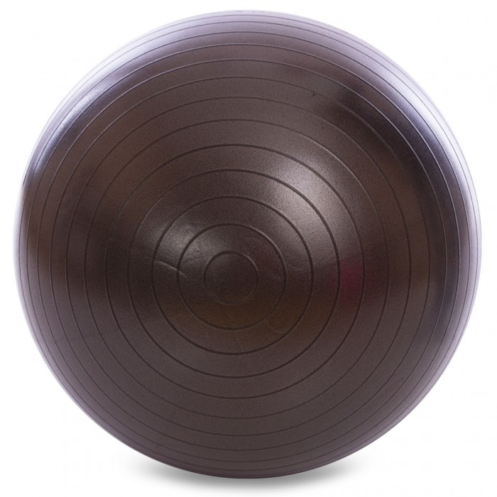Фитнес мяч гладкий фитбол ABS технология Zelart FI-1980-65-BLACK 65см черный