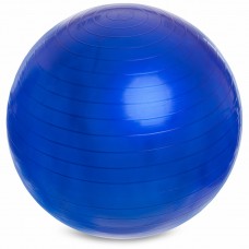 М'яч для фітнесу фітбол гладкий Zelart FI-1980-65-BLUE 65см синій