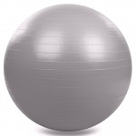 М'яч для фітнесу фітбол гладкий Zelart FI-1980-65-GRAY 65см сірий