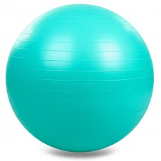 М'яч для фітнесу фітбол гладкий Zelart FI-1980-65-TURQUOISE 65см бірюзовий