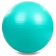 Фитнес мяч гладкий фитбол ABS технология Zelart FI-1980-65-TURQUOISE 65см бирюзовый