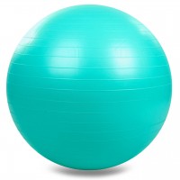 М'яч для фітнесу фітбол гладкий Zelart FI-1981-75-TURQUOISE 75см бірюзовий