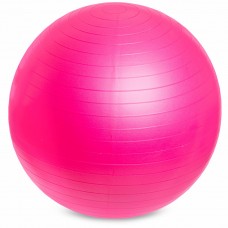 М'яч для фітнесу фітбол гладкий Zelart FI-1983-65-PINK 65см рожевий