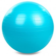 М'яч для фітнесу фітбол гладкий Zelart FI-1985-85-BLUE 85см блакитний